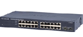 PROSAFE 24-PORT GIGABIT RACKMOUNT SWITCH C/ 2 SFP SLOTS