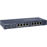 SWITCH NETGEAR FS108PNA 8 PORTAS 10/100 ETHERNET C/ 4 PORTAS