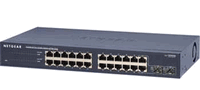 PROSAFE 24-PORT GIGABIT RACKMOUNT SWITCH C/ 2 SFP SLOTS
